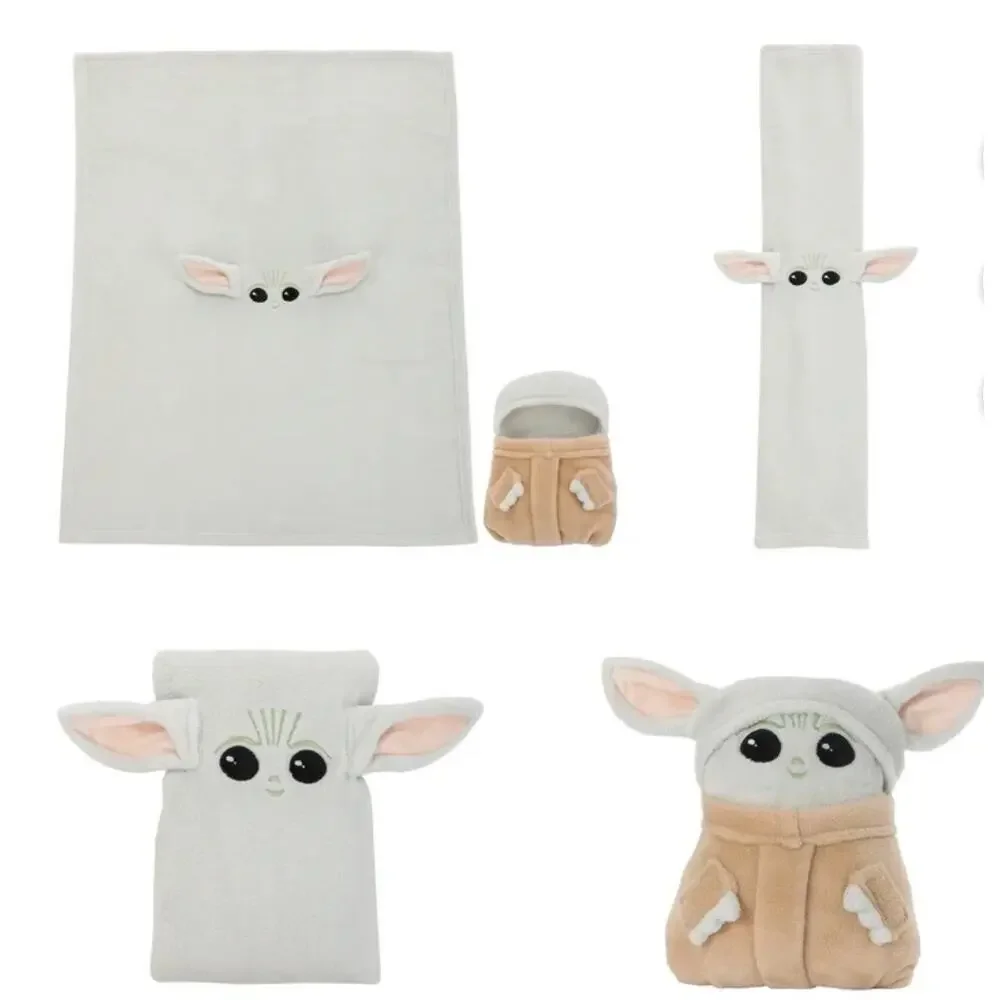 Star Wars NoJo Chewy, Darth Vader, Yoda, R2D2 Character Shaped Toddler Blankets